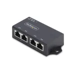 StarTech.com 2 prievadų Gigabit Midspan PoE+ įpur&scaron;kiklis, 10/100/1000Mbps, PoE+ (802.3af/at), 30W, 1Gbps Ethernet, montuojamas ant sienos, nevaldomas maitinimas per Ethernet