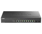 D-Link DMS-1250-10SP/E valdomas tinklo jungiklis 2.5G Ethernet (100/1000/2500) PoE juodas
