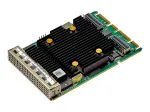 Broadcom MegaRAID 9562-16i RAID plok&scaron;tė 16 jungčių, 4 GB, SATA 6Gb/s / SAS 12Gb/s / PCIe 4.0 (NVMe), PCIe 4.0 x8