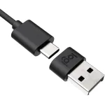 Logitech Logi Zone Wired USB-A Adapter &ndash; USB adapter &ndash; USB Type A (M) į USB-C (F) &ndash; Graphite