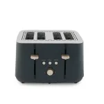 Salter EK5565BGRYFVDE Marino 4-Slice Toaster - Grey Stainless Steel