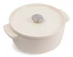 KitchenAid Emaliuotas ketaus puodas 26 cm, Cream