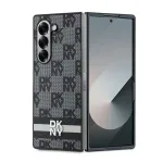 DKNY DKHCZFD6PCPTSSKZ Chequered Pattern Printed Stripes Hard Case, Samsung Galaxy Z Fold 6, juoda