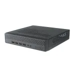Akasa Cypher MX Thin Mini-ITX korpusas, aliuminis/SGCC, juodas, 1x 2,5 inch HDD/SSD, VESA laikiklis