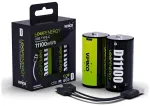 Verico LoopEnergy Mono D 1,5V 11000mWh 7400mAh 2 rinkinys &ndash; Įkraunami D tipo akumuliatoriai