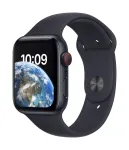 Apple Watch SE GPS + Cellular 44mm Midnight Aluminium Case with Midnight Sport Band - Regular 2nd Gen