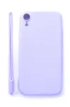 Evelatus Apple iPhone XR Soft Touch Silicone Case with Strap Purple