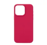 Connect Apple iPhone 15 Pro Max Premium Magsafe Soft Touch Silicone Case Rose Red