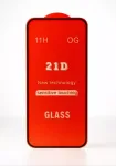 iLike Apple iPhone 16 Plus Full Glue 21D Grūdinto Stiklo Ekrano Apsauga (2 vnt.) Juoda