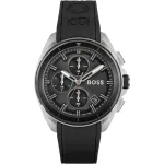 HUGO BOSS Skymaster Vyri&scaron;kas Chronografo Laikrodis 1513953 44mm Nerūdijančio Plieno Mėlynu Ciferblatu