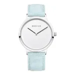 BERING Women's Watch 14937-804 (39mm) - Rose Gold Stainless Steel Mesh, Blue Dial