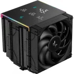 Oro au&scaron;intuvas DeepCool AK620 Digital PRO &mdash; 120 mm ventiliatorius, 1750 RPM, 25 dB, 12 V, tinka LGA1700/AM5, juodas