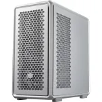 Korpusas Cooler Master MasterFrame 600 Midi Tower sidabrinis &mdash; ATX/Micro-ATX/ITX, grūdintas stiklas, palaiko 3x140 mm priekinius ventiliatorius