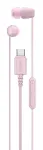 Sony IER-EX15C Ausinės su mikrofonu, laidinės, USB Type-C, rožinės