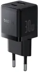 Baseus Palm 30W USB-C USB-A Charger Black