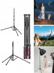 ULANZI T230 2-in-1 Light Stand and Monopod 2.3m 5kg Aluminum Alloy Black