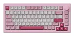 AKKO 5075 V3 Mechaninė klaviatūra 75% 82 klavi&scaron;ų Daugiarėžimė Belaidė/Bluetooth/USB-C Kar&scaron;tai Keičiama PBT ASA RGB Gasket Mount Juoda & Cyan