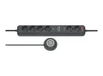 Prailginimo laidas Brennenstuhl Eco-Line Comfort Switch 2m 6 ki&scaron;tukinių lizdų