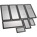Demciflex dulkių filtrų rinkinys, skirtas Lian Li PC-O11 Air - juodas/juodas