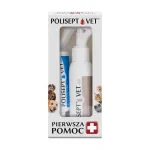 Veterinarinis pirmosios pagalbos rinkinys JM Sante Polisept Vet &scaron;unims ir katėms &ndash; žaizdų priežiūros tepalų rinkinys, 150 g, kartoninė pakuotė