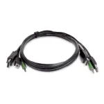 StarTech.com SK2DPMMKVM10-TAA 3 m DisplayPort KVM jungiklio kabelis, USB, 3,5 mm audio, TAA