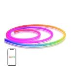 Lepro N1 Neon LED juosta 3 m, dirbtinio intelekto ap&scaron;vietimo scenos, valdymas programėle ir balsu, reguliuojamo ry&scaron;kumo, 24 W