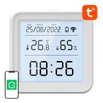 Gosund S6 i&scaron;manusis Wi-Fi temperatūros ir drėgmės jutiklis su LCD ekranu, suderinamas su Tuya