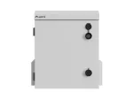 10 colių IP55 lauko sieninis/prie stulpo tvirtinamas spintos stovas, 320 &times; 220 &times; 400 mm, pilkas (surinktas)