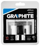 Graphite 55H317 19 dalių HSS-G metalo grąžtų rinkinys, 1&ndash;10 mm 0,5 mm žingsniu, DIN 338, 118&deg; kampas, dėkle