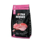 Pan Mięsko Sausas &scaron;unų ėdalas Ver&scaron;iena su Putpele &Scaron;uniukams Didelis Kibulis 3kg
