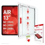DISPLEX Tablet Real Glass ekrano apsauginis stiklas, skirtas iPad Air 13 (2024/2025/2026) &ndash; grūdintas stiklas, 9H kietumas, itin skaidrus