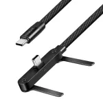 LogiLink USB 2.0 Type-C laidas C/M į C/M 480 Mbps 240W plok&scaron;čias juodas 1,5 m