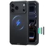 ESR Cyber Tough MagSafe dėklas, skirtas iPhone 17 Pro Max / 18 Pro Max - juodas
