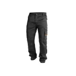 ActiFlex darbo kelnės 48 juodos, siauro kirpimo su CORDURA sustiprinta KneeGuard Pro sistema