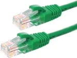 DSIT CAT6 tinklo kabelis, U/UTP, 50 m, žalias, 100% varis (DC-63-500)