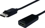 SECOMP STANDARD DisplayPort į HDMI adapteris, v1.2, DP male į HDMI female (S3204)