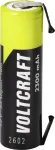 VOLTCRAFT AA įkraunama baterija NiMH 1,2V 2300mAh didelės srovės su U formos litavimo kontaktu, paruo&scaron;ta naudoti, 1 vnt. VC-17666045
