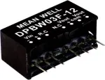 MEAN WELL DPBW03G-15 DC-DC keitiklis, 3W, 15V 200mA, 9-18V įėjimas, DIP24, izoliuotas