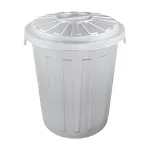 KEEEPER Mats 23L Maxi atliekų konteineris &Oslash;36x42cm, sidabrinis