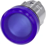 Siemens SIRIUS ACT plok&scaron;čia signalinė lemputė, mėlyna, 22mm, 24V AC/DC 3SU1051-6AA50-0AA0