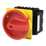 Eaton P3-100/EA/SVB/HI11 3 polių svirtinis jungiklis, juodas/raudonas/geltonas 029383
