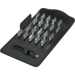 Wera Bit-Safe 61 Universal 1, 1/4 colio &scaron;e&scaron;iabriaunis antgalis, 61 dalių antgalių rinkinys su smūgius sugeriančiais antgaliais ir universaliu antgalių laikikliu 05057122001