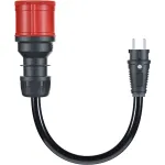 go-e Adapteris Gemini flex 22 kW, CEE raudonas trifazis 32A > buitinis ki&scaron;tukas (juodas, 30 cm)