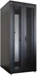 IT-BUDGET 19 inch serverio spintos SRK - 42U - 800x1000 mm - perforuotos dvigubos durelės priekyje ir gale - kabelių kanalai - surinkta - juoda 99ITB19SRK42810DTSNM