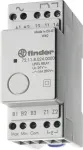 Finder 72.11.9.024.0000 lygio kontrolės relė, 24V AC/DC, fiksuotas 150 k&Omega; jautrumas, 1 CO 10A, DIN bėgelis