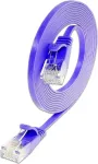 Wirewin Triotronik Cat6 U/UTP tinklo kabelis, 3m, RJ45 - RJ45, vyri&scaron;kas - vyri&scaron;kas, varis, violetinė PKW-SLIM-KAT6 3.0 VT