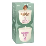 BOLSIUS Clean Light pakaitinės žvakės 2 vnt. Gardenia & Fig