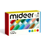 Mideer Silky Crayons mink&scaron;tų, nuplaunamų kreidelių papildymai, 12 vnt.