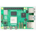 Plok&scaron;tė Raspberry Pi 5B, Arm Cortex-A76, 2.4 GHz, 8 GB LPDDR4x