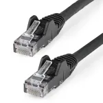 StarTech.com 10m CAT6 Ethernet kabelis LSZH &ndash; 10 Gigabit 250MHz 100W PoE RJ45 10GbE UTP tinklo laidas su apsauga nuo užkabų ir įtempimo mažinimu, juodas, CAT 6, ETL patvirtintas, 24AWG